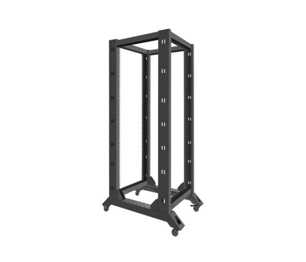 LANBERG Stojąca 19" 32U 600x800mm Open Rack (czarna) OR01-6832-B - 455671 - zdjęcie 6